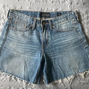 NWOT Lucky Brand boyfriend shorts fringe denim with pockets never worn no tags
